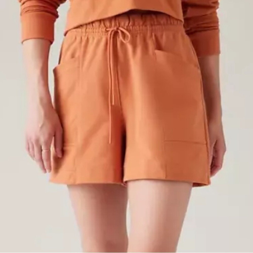 NEW ATHLETA BREATHABLE Retroterry Short‎ Women Size SMALL Sunbaked Clay NWOT